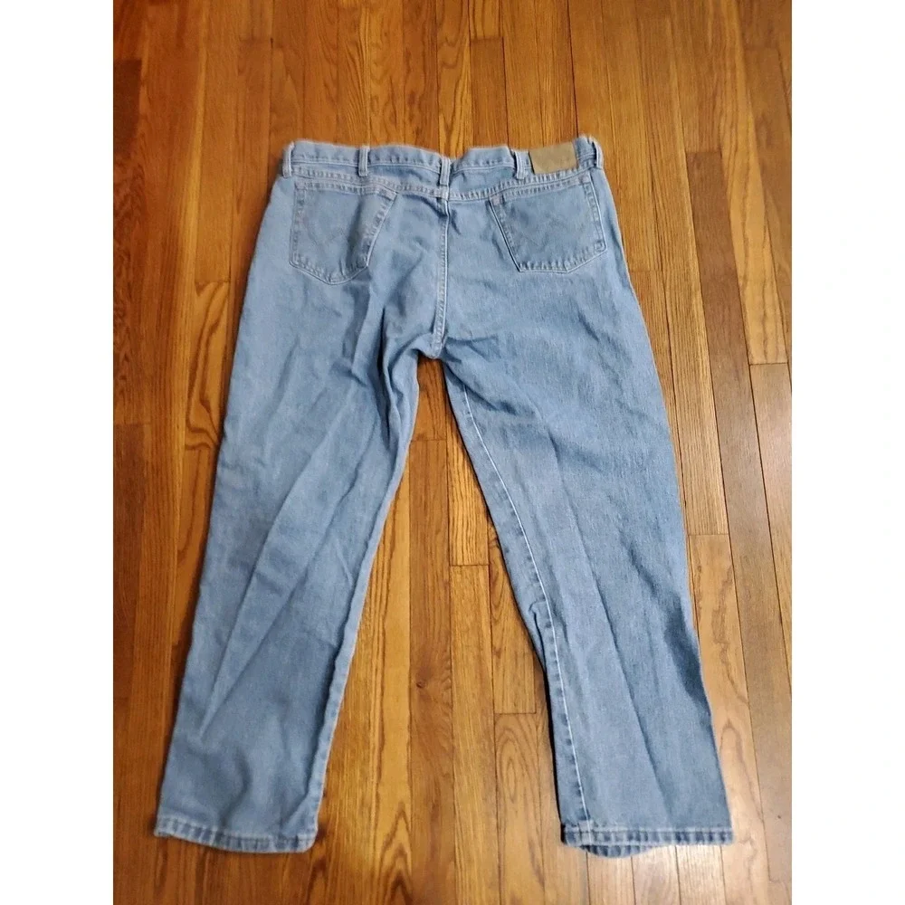 Wrangler Blues Premium Mens Jeans Lt. Acid Wash Blue Denim 42 X  30 10WB001VI‎
